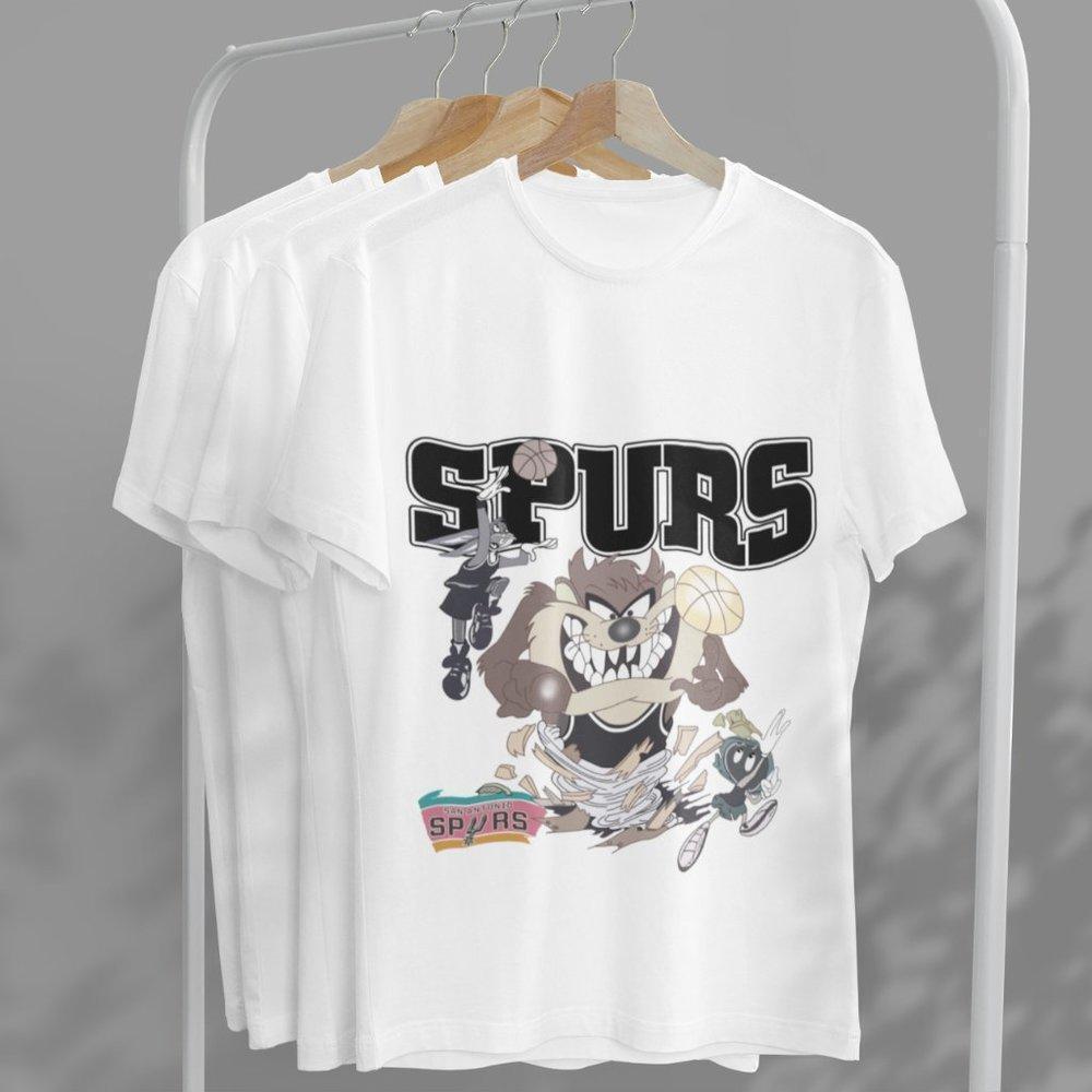 N-B-A San Antonio Spurs Looney Tunes Taz Shirt, San Antonio Spurs Shirt